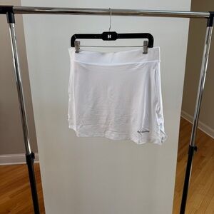 Columbia Golf White Skirt